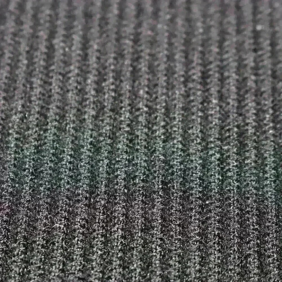 BAR III Ribbed Stretchy Black Knit Chic Thick Flattering Tank Top Women Medium - Picture 5 of 10